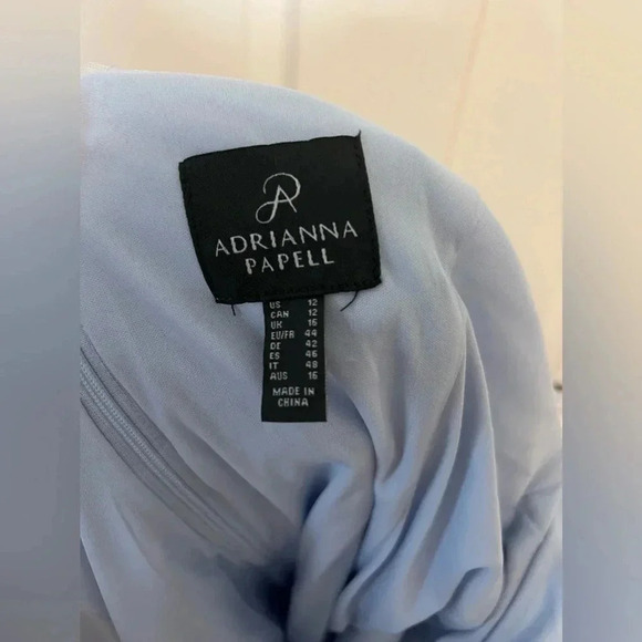 Adrianna Papell  | Floral Embroidery Sheath Dress | Size 14 - Picture 7 of 10